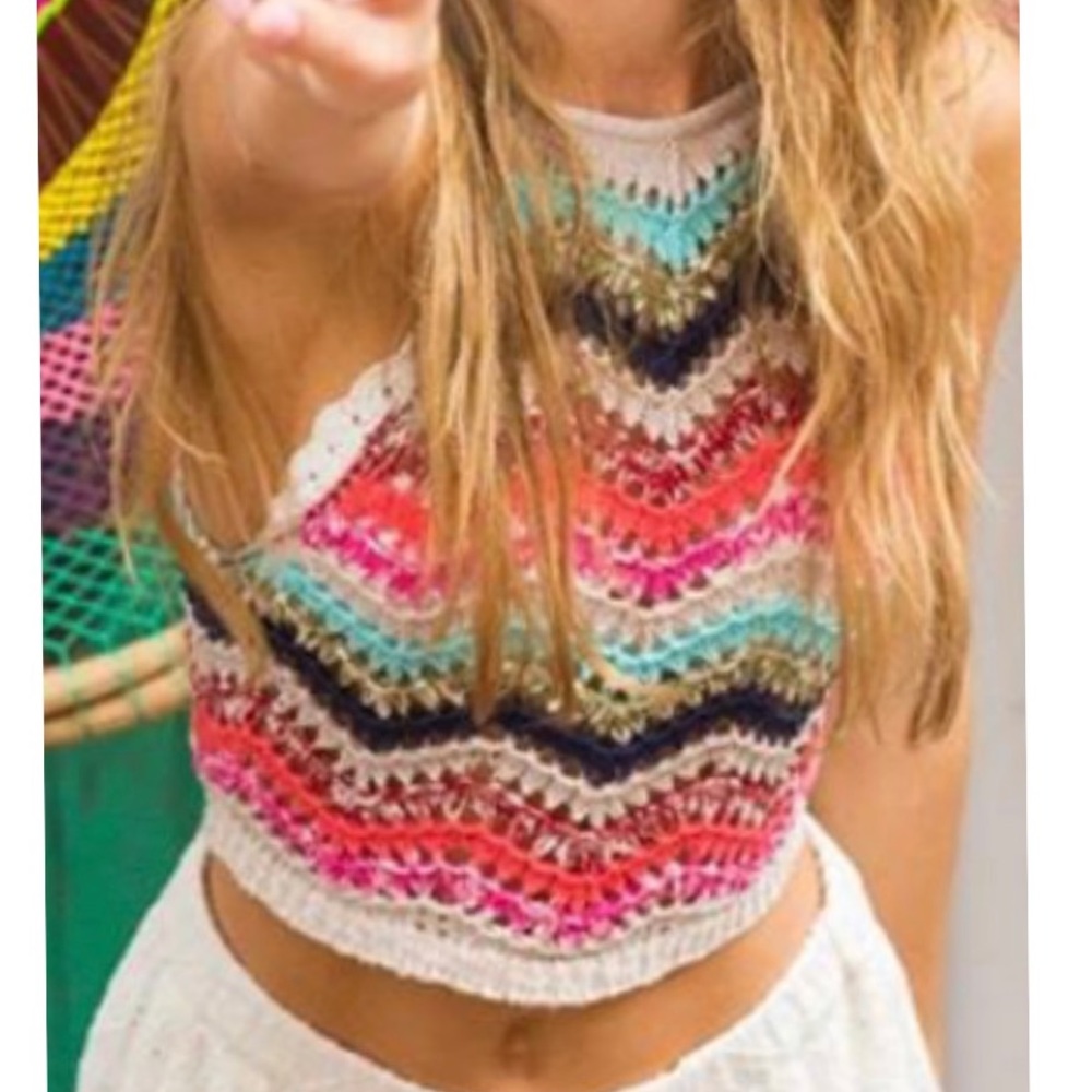 Knit Crop Top - Picture 1 of 3